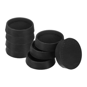 Unique Bargains Rubber Anti-Slip Durable Multipurpose Furniture Cups 8 Pcs - 1 of 4