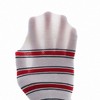 Anna-Kaci Women's 6pk Striped Ankle Socks with Cuffed Design - 4 of 4