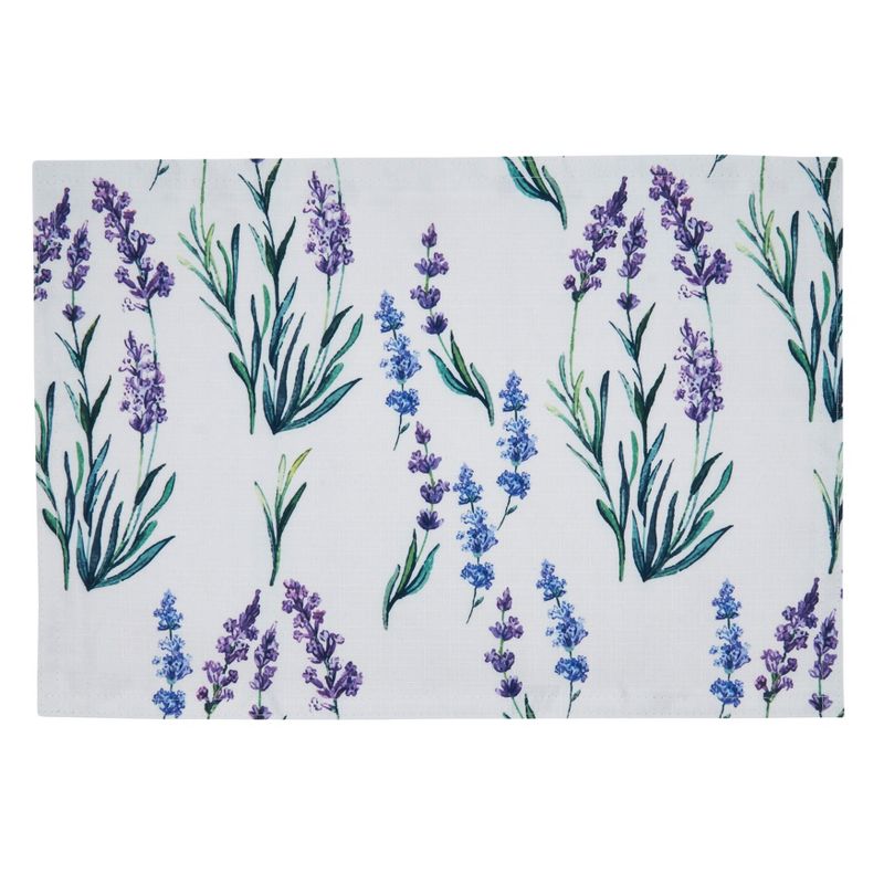 Saro Lifestyle Lavender Design Table Placemats, 1 of 5