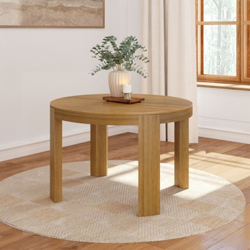 Plank+ Beam Modern Rounded Round Dining Table : Target