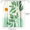 71x74 Tropical Boho Shower Curtain - 100% Polyester - Water-Resistant Bath Curtain - 2 of 4
