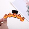 Unique Bargains Women's Halloween Pumpkin Claw Clip 1 Pc - 4 of 4