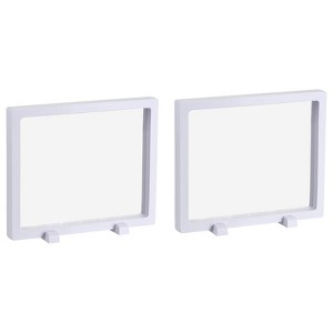 Unique Bargains Square TPU Film 3D Display Jewelry Box 2 Pcs - 1 of 4