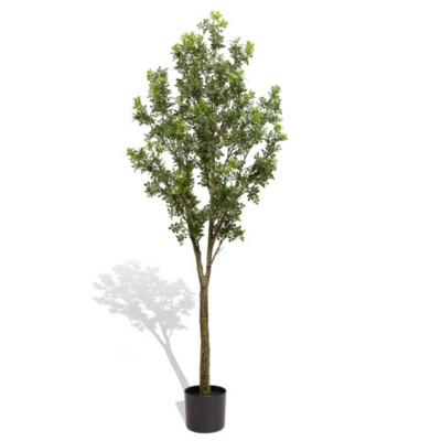 Maggift Artificial Plant Simulated Courtyard Garden Decoration Door Decoration Curved Branches of Green Plants Jasmine 1set , Green, 6.7"*21.6"*70.8"