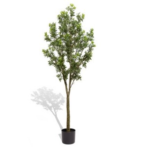Maggift Artificial Plant Simulated Courtyard Garden Decoration Door Decoration Curved Branches of Green Plants Jasmine 1set , Green, 6.7"*21.6"*70.8" - 1 of 4