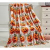 Super Spooky and Comfy Microplush Halloween Throws (50" x 60") - image 3 of 4