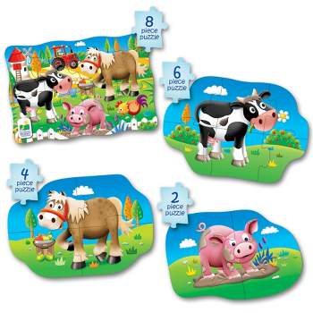 The Learning Journey My First Puzzle Sets 4-In-A-Box Puzzles Farm