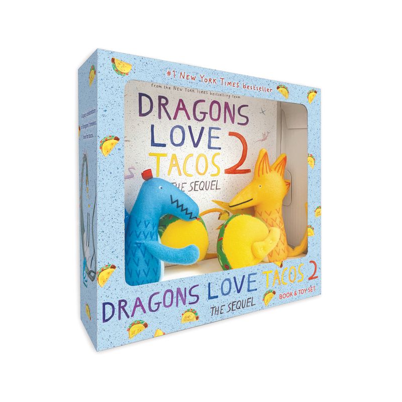 Dragons Love Tacos 2 Book and Toy Set - by  Adam Rubin (Mixed Media Product), 1 of 2