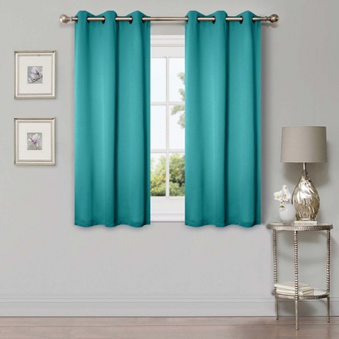 Light Blue Blackout Curtains purchases 2 Panels 90 x 50 NEW