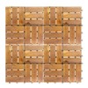 Dexmalle 12 Slats Acacia Wood Checker Deck Tiles,10 PCs , 12 x 12 - 4 of 4