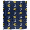 University Of Central Oklahoma Logo Pattern Silky 50x60 Blanket, 1 Sided 50x60 - 2 of 4