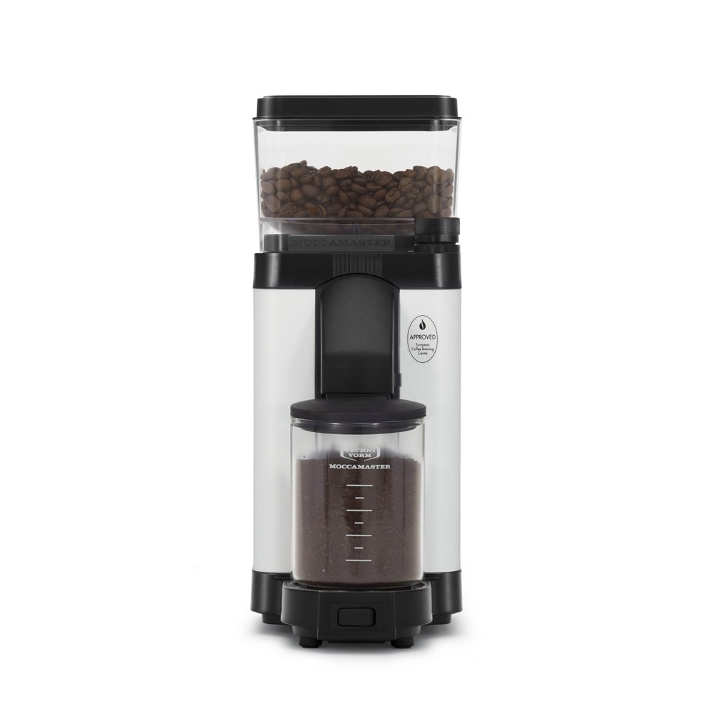 Technivorm Moccamaster 8.8oz KM5 Burr Electric Coffee Grinder Matte White: 10 Settings, Steel, 100 Cup Capacity