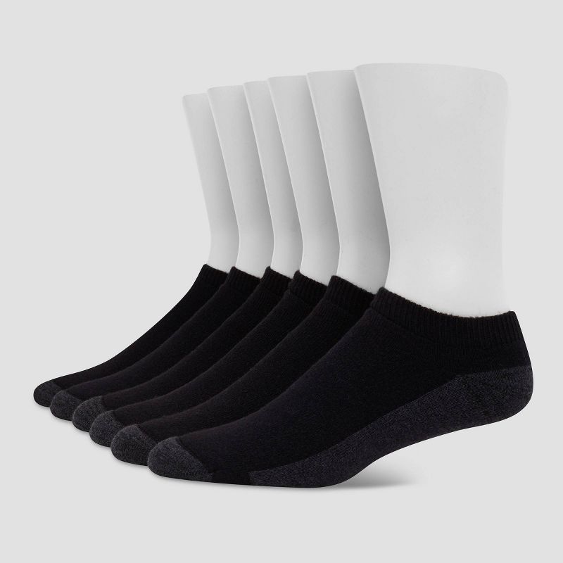 Hanes Premium Men's X-Temp Ultra Cushion Low Cut Socks 6pk, 1 of 6