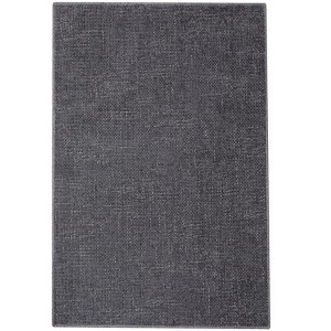 Washable Modern Solid Textured Rug Non Slip Low Pile Rug Soft Contemporary Throw Floor Cover Foldable Indoor Carpet for Living Room Bedroom Nursery - 1 of 4