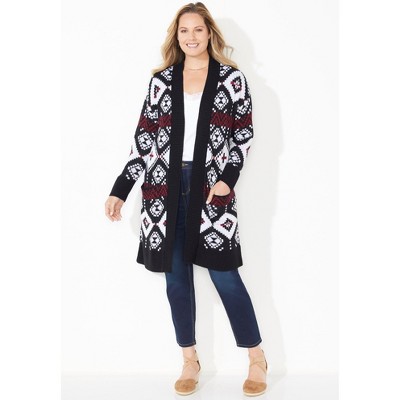 Catherines Classic Fair Isle Coatigan