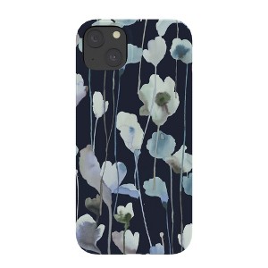 Ninola Design Watery Abstract Flowers NavySnap iPhone Case - Society6 - 1 of 1
