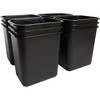 United Solutions 12 Pack Trash Wastebasket with Easy to Clean Design for Commercial, Kitchen, Home, Office, and Dorm, 7 Gallon - 4 of 4