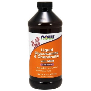 Liquid Glucosamine & Chondroitin with MSM by Now Foods  -  16 oz Liquid - 1 of 2