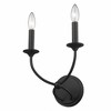 Z-Lite Arabella 2 - Light Wall Light in  Matte Black - 4 of 4