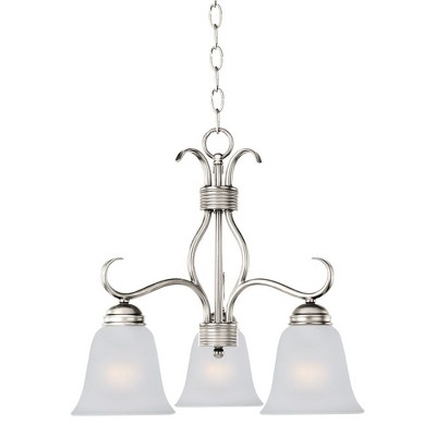 Maxim Lighting Basix 3 - Light Chandelier in  Satin Nickel