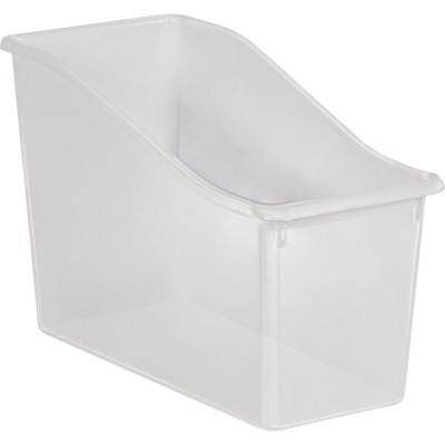 Teacher Created Resources Plastic Book Bin, Clear (Pack of 6)