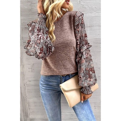 Women's Ruffle Sleeve Top - LTX Sportswear