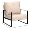RISOKEYS Classic Mid Century Modern Accent Chair - Stylish, Comfortable & Durable Armchair for Living Room, Bedroom, Home Office - 3 of 4