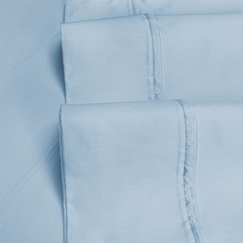 1200-Thread Count Cotton Deep Pocket Sheet Set - Blue Nile Mills, 4 of 9