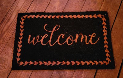 Flash Furniture Harbold 18 X 30 Indoor/outdoor Coir Doormat With Welcome  Message And Non-slip Backing : Target