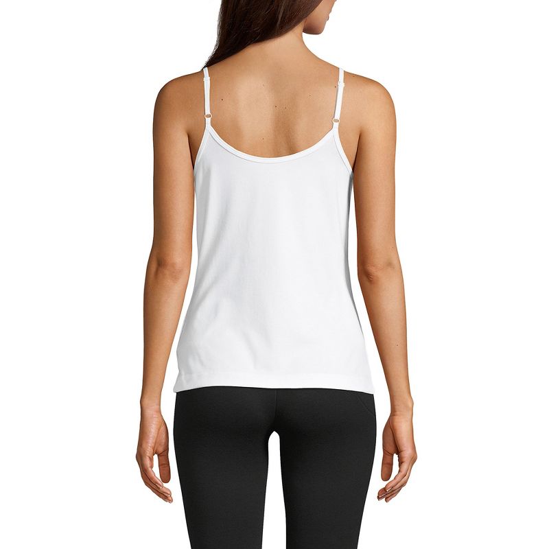 Lands' End Women's Supima Cotton Camisole, 2 of 6