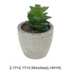 Unique Bargains Artificial Plants Plastic 2.76"x2.76"x3.15" 1Pc - 3 of 4