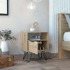 GDFStudio Callie Farmhouse 2-Tier Nightstand - 2 of 4