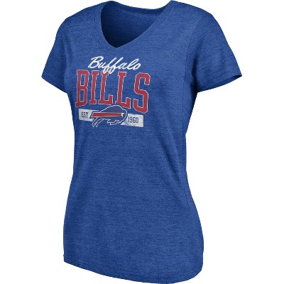 NFL Buffalo Bills Women's V-Neck Tri-blend T-Shirt