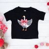 Valentine Goose Coquette - Toddler Short Sleeve Graphic T-Shirt - 2 of 4
