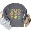 Simply Sage Market Women's St. Patrick's Charm Chart Long Sleeve Garment Dyed Tee - 3 of 4