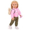 Our Generation School Shimmer Outfit Pink Jacket & Bear-Themed Backpack Set for 18" Dolls - 2 of 4