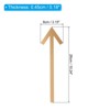 Unique Bargains Acrylic Self-Adhesive Decor Business Indoor Outdoor Arrow Sign 2 Pcs - 2 of 4
