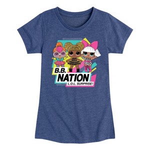 Girls' - LOL Surprise! - B.B. Nation Fitted Short Sleeve Graphic T-Shirt - 1 of 4