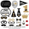 Big Dot of Happiness 1st Birthday Little Mr. Onederful - Boy First Birthday Party Photo Booth Props Kit - 20 Count - 2 of 4