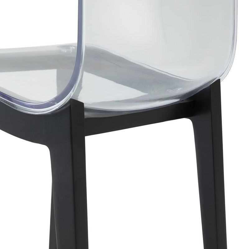 Leisuremod Marsden Modern Plastic Dining Side Chair With Beech Wood Legs, 5 of 9