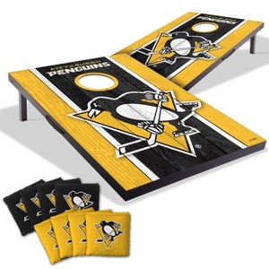 NHL Pittsburgh Penguins 2'x3' Wood Toss Game Set - 1 of 4