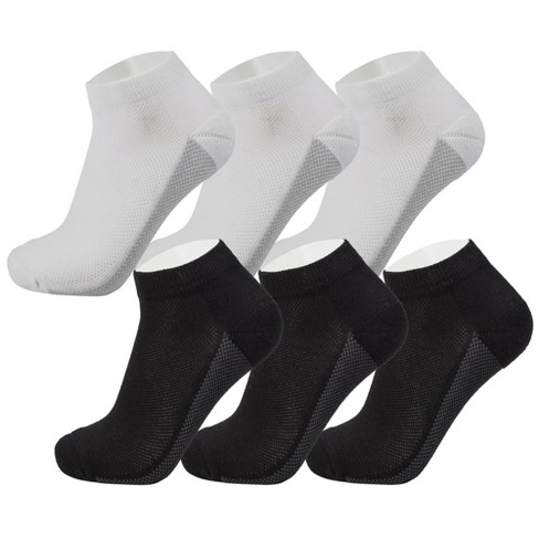 Alpine Swiss Mens Athletic Performance Low Cut Ankle Socks Breathable  Cotton Multipack Socks 6 PK Mix