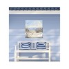 Cottage Garden West of The Wind Beach Grass Blue, Tan 24 x 24 Inch Waterproof Gallery Wrapped Canvas, Outdoor Garden, Yard, Patio All Weather Hanging - 2 of 2