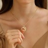 Gold Pendant Necklace for Women 14K Gold Plated Snake/Butterfly/Bee/Hummingbird Animal Necklace Dainty Necklace Simple Delicate Jewelry - 3 of 4