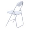 coucheta Upholstered Folding Chairs with Cushion,Metal Frame Seat for Indoor Outdoor Event - 2 of 2