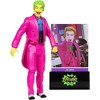 McFarlane Toys - McFarlane Toys - DC Batman 66 Joker Black Light Gold Label 6" Figure EE Ex. - 2 of 4
