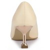 Allegra K Women's Pointed Toe Low Kitten Heel Dress Pumps - 4 of 4