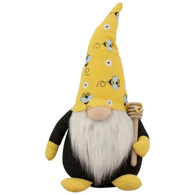 Dosoop Spring Bumble Bee Gnome Knitted Yellow Black Plush