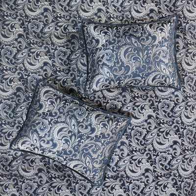 Navy Microfiber California King 24-Piece Bedding Set