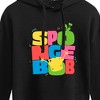 Women's - SpongeBob SquarePants - Spongebob Lettering Cropped Graphic Hoodie - 2 of 4